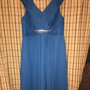 Blue prom dress